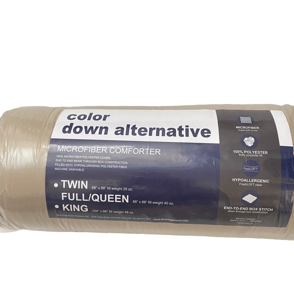 Royal Luxe Lightweight Microfiber Color Down Alternative Full/Queen Comforter - Picture 2 of 5